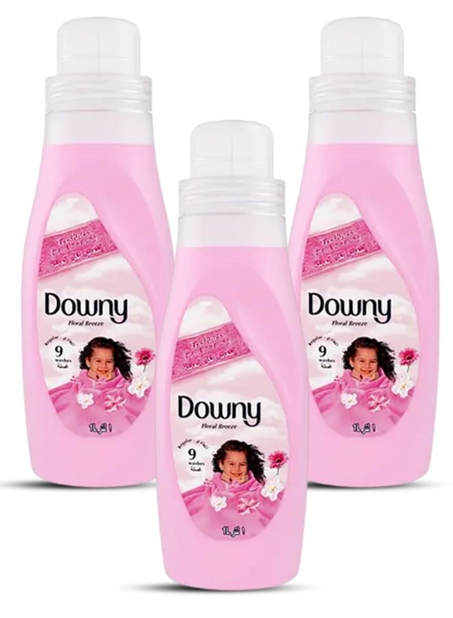 Downy Regular Fabric Softener Floral Breeze 3x1L